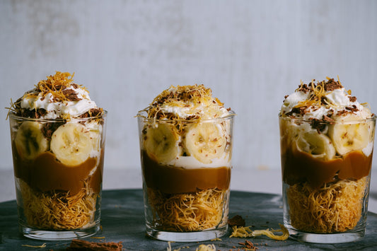 Creamy Kataifi Dessert Cups with Ice Cream