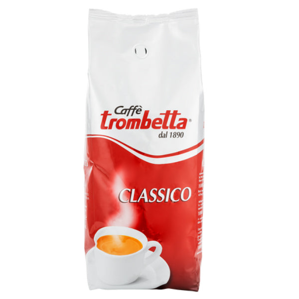 Caffe Trombetta Classico Espresso Coffee Beans — Case of 6 x 1 kg