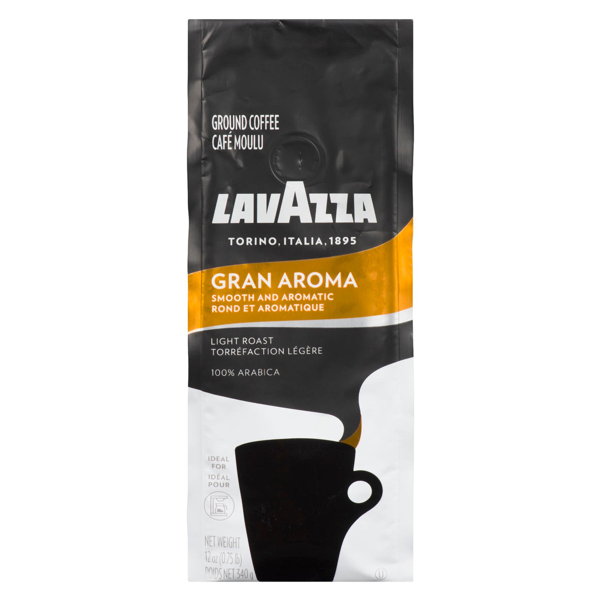 Lavazza Gran Aroma Drip Ground Coffee — 340 g