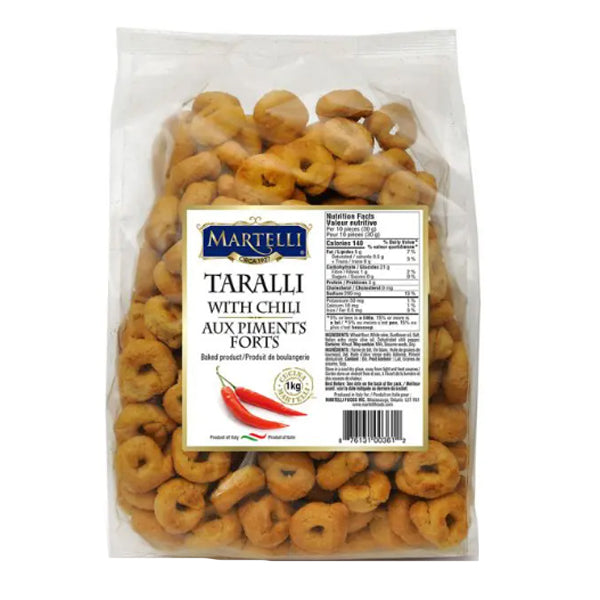 Martelli Taralli with Chilli Pepper — Bundle 2 x 1 kg
