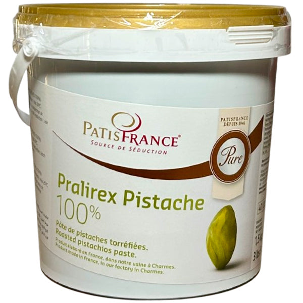 Patisfrance Pralirex 100% Pistachio Paste 1.5kg