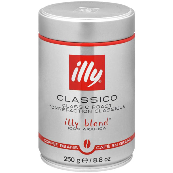 Illy Classico Whole Bean Coffee — Case of 6 x 250 g