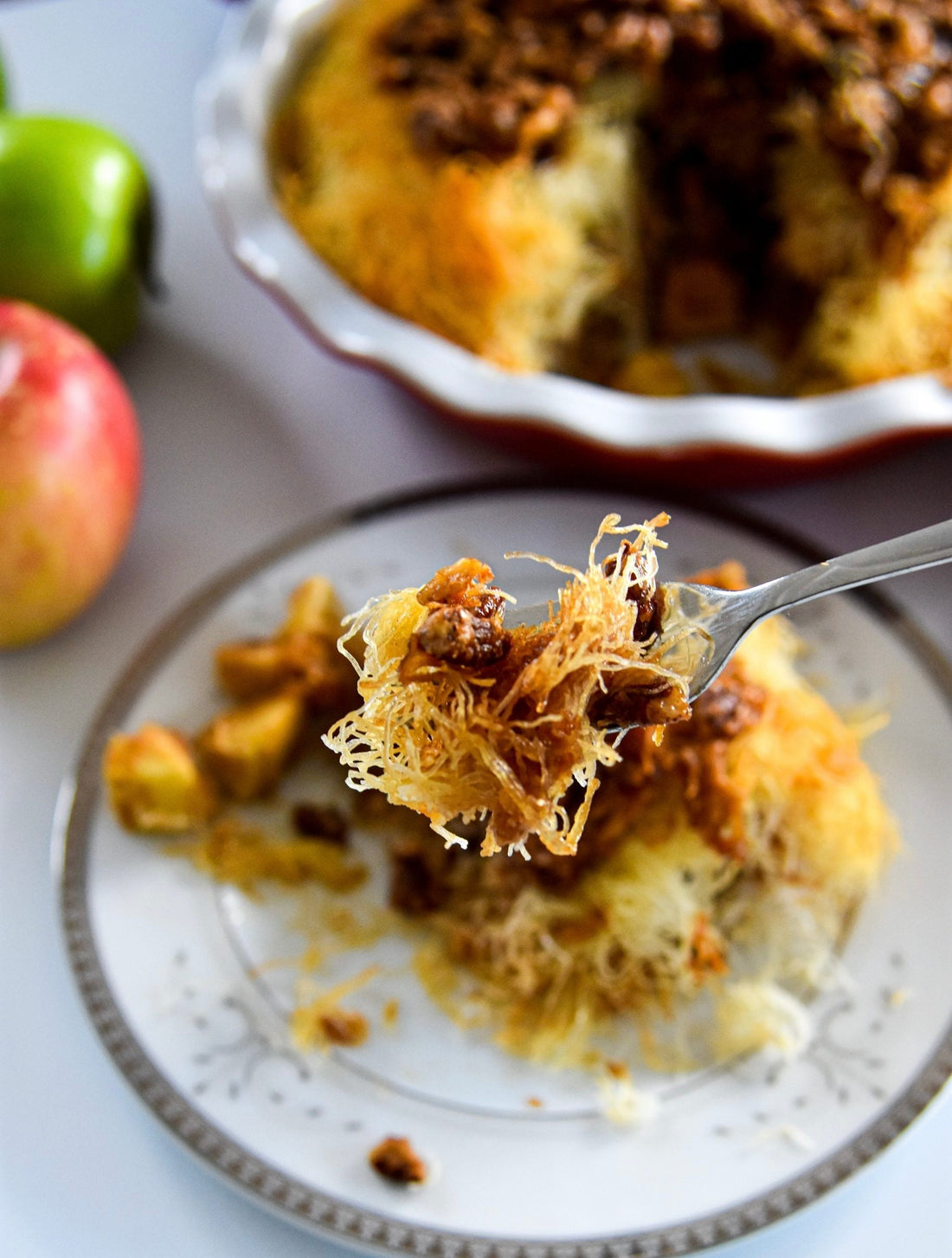 Apple Cinnamon Kataifi Crumble Cups