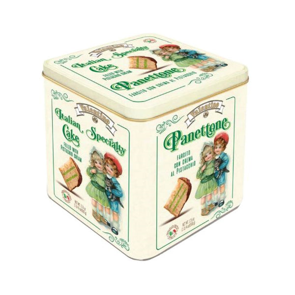 Valentino Panettone with Pistachio Cream, Gift Tin — 500 g