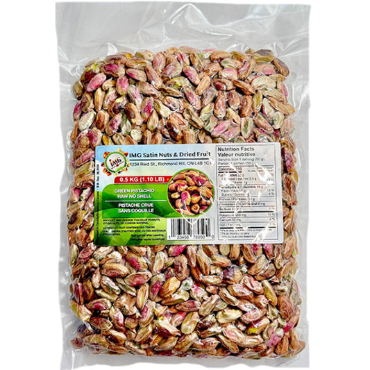 IMG Satin Pistachio Green Raw No Shell — 500 g