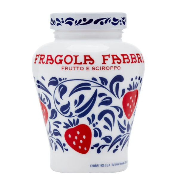 Fabbri Fragola Strawberries Opaline Jar — 600 g