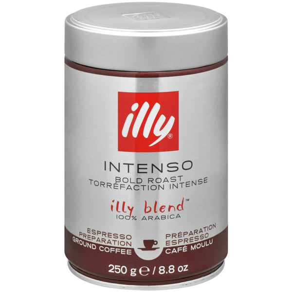 Illy Espresso Intenso Ground Coffee — 250 g