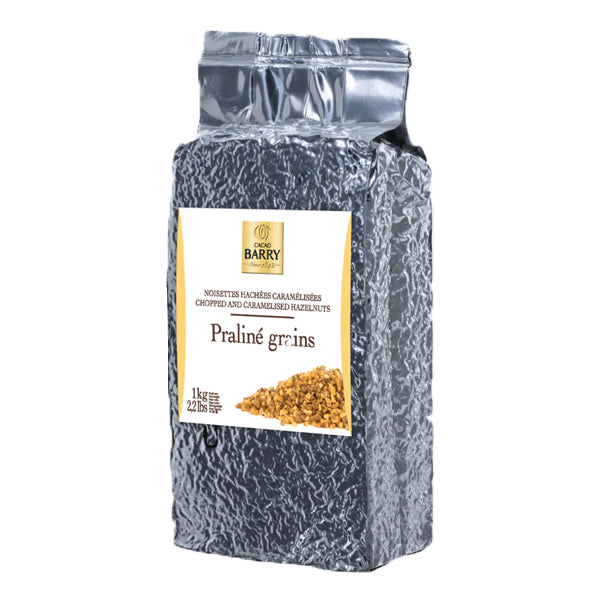 Cacao Barry Caramelized Hazelnut Praline Grains — 1 kg