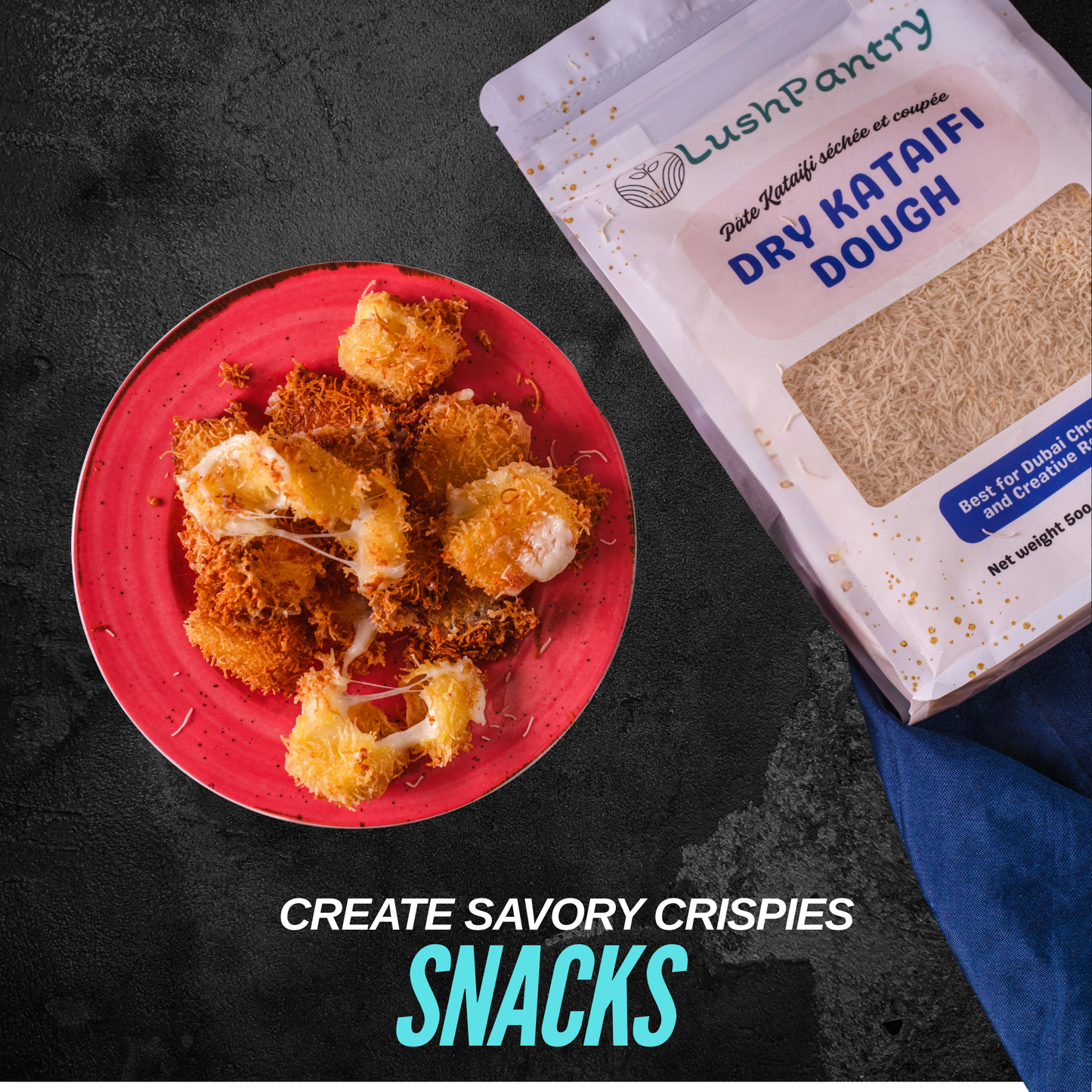 Lushpantry Kataifi Dough | 1.1 lbs- 500 grams