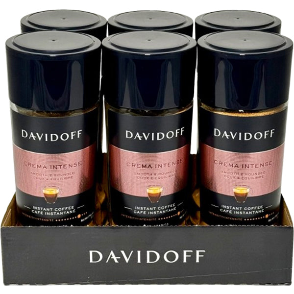 Davidoff Crema Intense Instant Coffee — Case of 6 x 90 g
