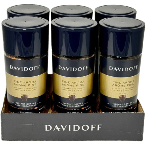 Davidoff Fine Aroma Instant Coffee — Case of 6 x 100 g