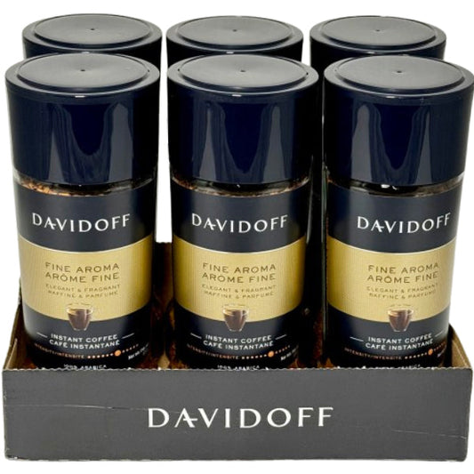 Davidoff Fine Aroma Instant Coffee — Case of 6 x 100 g