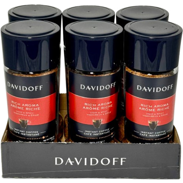 Davidoff Rich Aroma Instant Coffee — Case of 6 x 100 g
