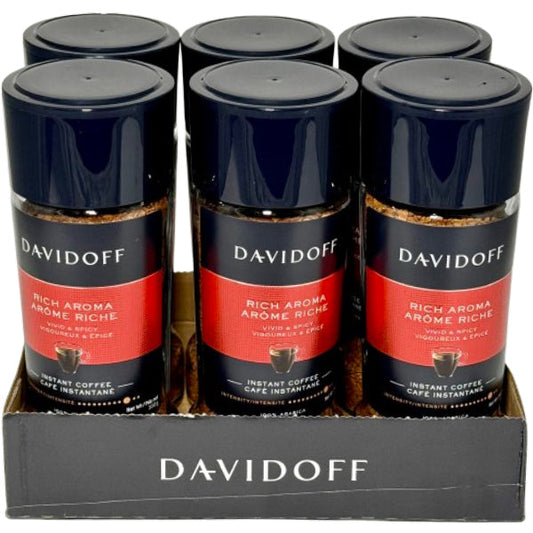 Davidoff Rich Aroma Instant Coffee — Case of 6 x 100 g