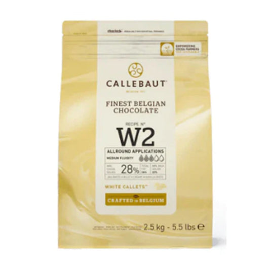 Callebaut White Chocolate Callets 2.5kg