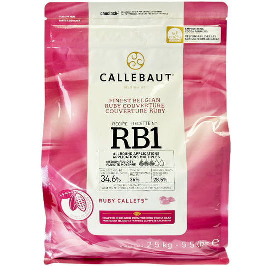 Callebaut Ruby Couverture 2.5kg