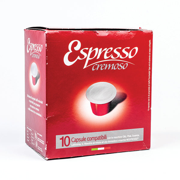 Caffe Trombetta Espresso Cremoso Capsules — 10 pk