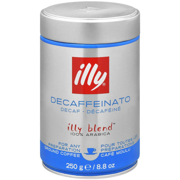 Illy Espresso Decaf Ground Coffee — Case of 6 x 250 g