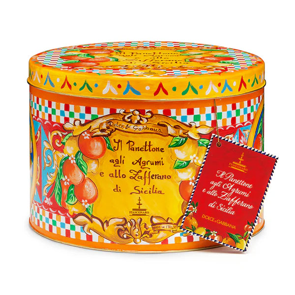 Dolce & Gabbana Citrus Panettone by Fiasconaro, Gift Tin — 500 g
