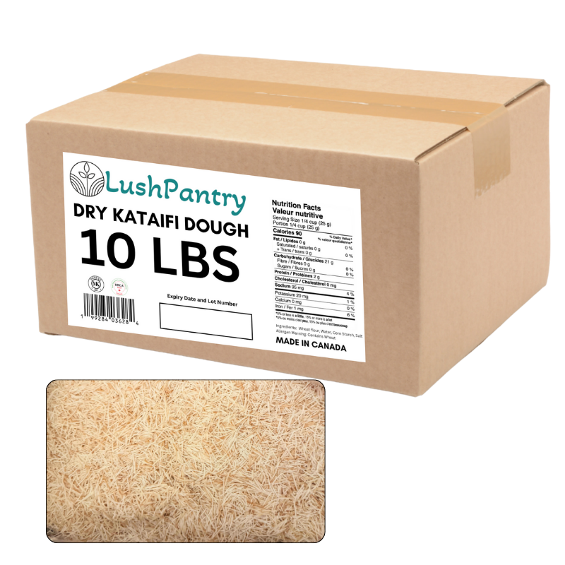 Lushpantry Bulk Dry Kataifi Dough  10 lbs