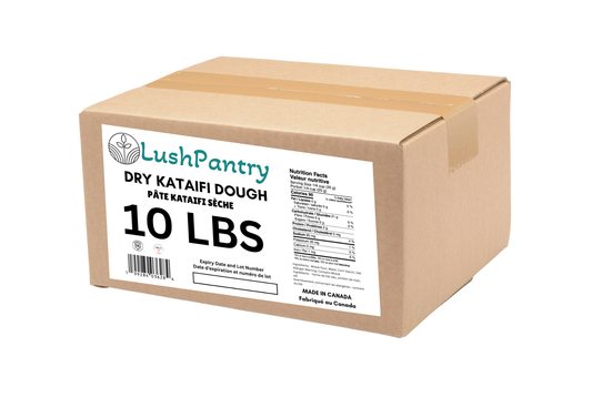 Lushpantry Bulk Dry Kataifi Dough  10 lbs