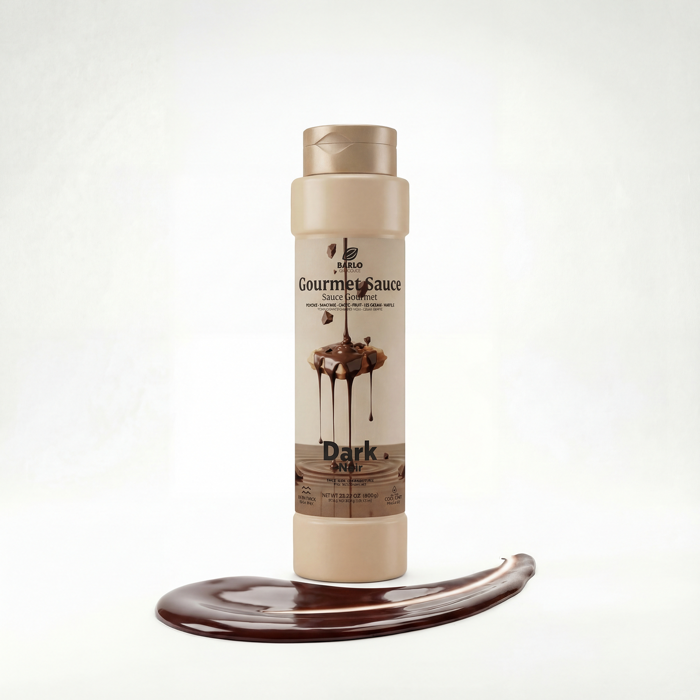 Barlo Dark Chocolate Gourmet Sauce — Bundle 3 x 800 g