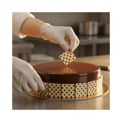 Barlo Mottled Chocolate Squares — 1.25 kg