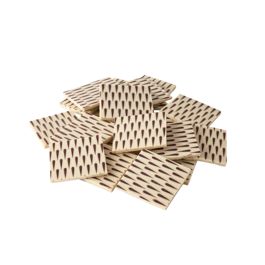 Barlo Tear Drop Chocolate Squares — 1.2 kg (350 pcs)