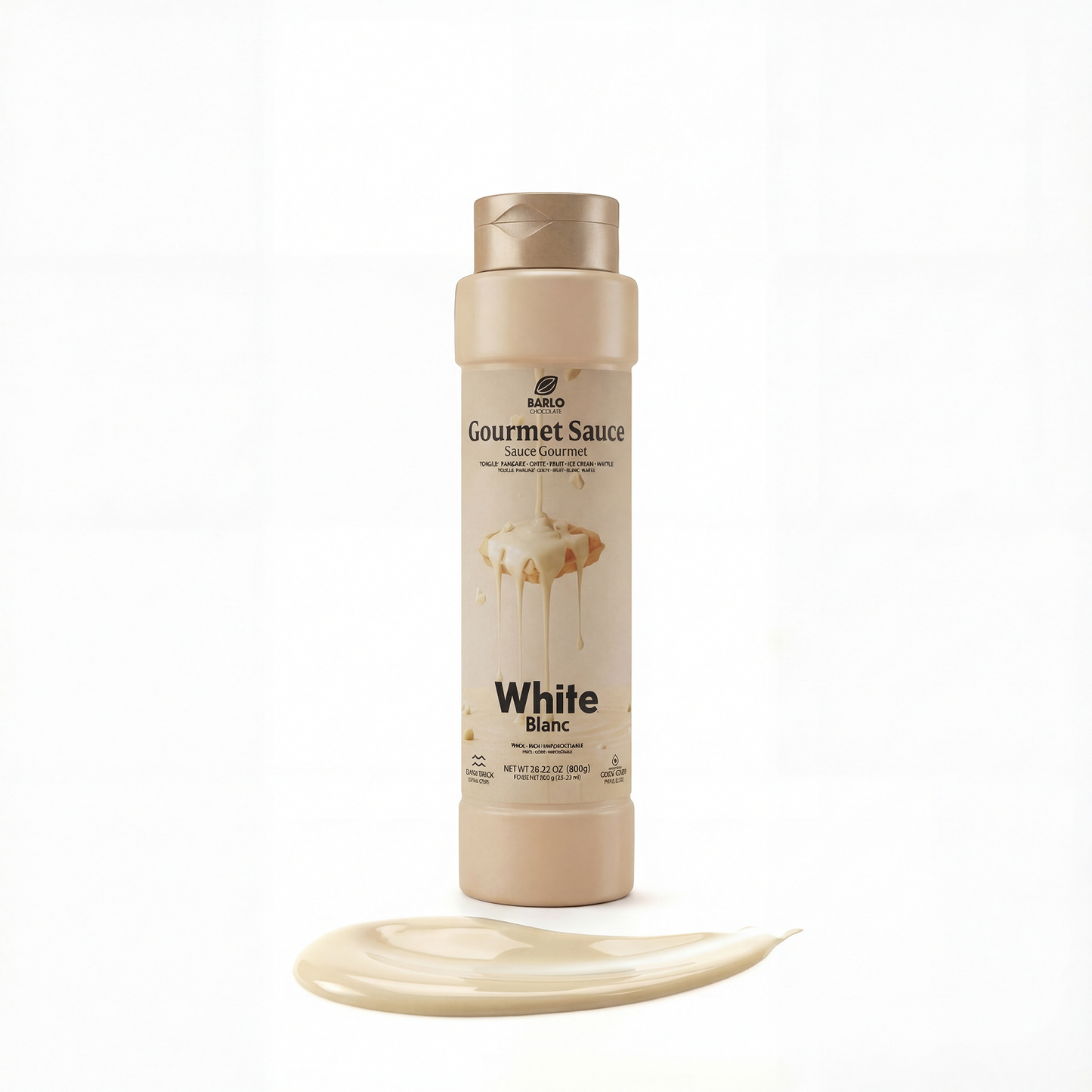 Barlo White Chocolate Gourmet Sauce — Bundle 3 x 800 g